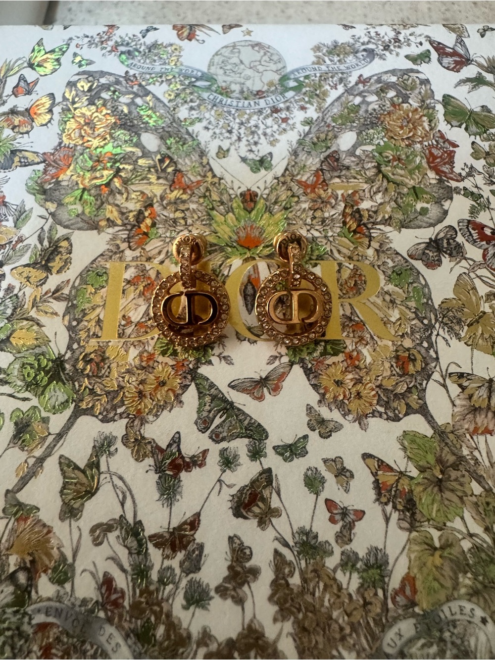 DIOR CD EARRINGS